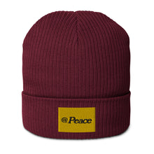 Load image into Gallery viewer, @ Peace Beanies (organic ribbed)