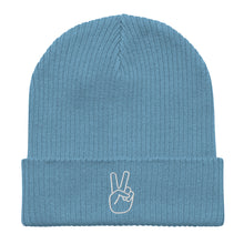 Load image into Gallery viewer, Beanie (organic ribbed) @Peace
