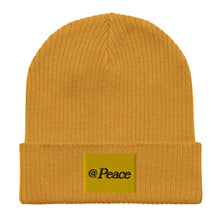Load image into Gallery viewer, @ Peace Beanies (organic ribbed)