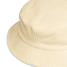 Load image into Gallery viewer, Terry cloth (@ peace) bucket hat