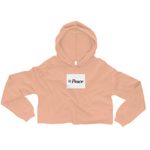 Load image into Gallery viewer, Crop Hoodie @ Peace
