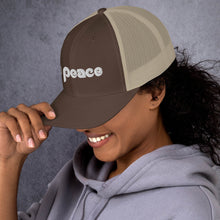 Load image into Gallery viewer, Trucker Hat (@ Peace)