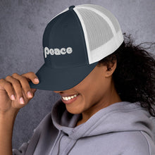 Load image into Gallery viewer, Trucker Hat (@ Peace)