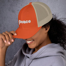 Load image into Gallery viewer, Trucker Hat (@ Peace)
