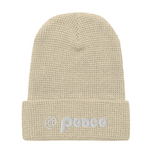 Load image into Gallery viewer, Beanie (@ Peace) waffle style