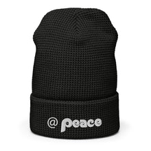 Load image into Gallery viewer, Beanie (@ Peace) waffle style