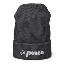 Load image into Gallery viewer, Beanie (@ Peace) waffle style