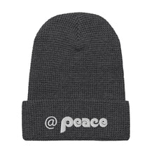 Load image into Gallery viewer, Beanie (@ Peace) waffle style