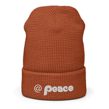 Load image into Gallery viewer, Beanie (@ Peace) waffle style