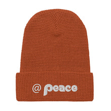 Load image into Gallery viewer, Beanie (@ Peace) waffle style