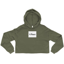 Load image into Gallery viewer, Crop Hoodie @ Peace
