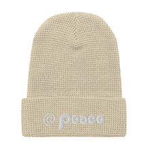 Load image into Gallery viewer, Beanie (@ Peace) waffle style
