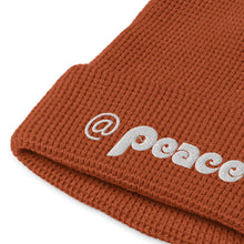 Load image into Gallery viewer, Beanie (@ Peace) waffle style
